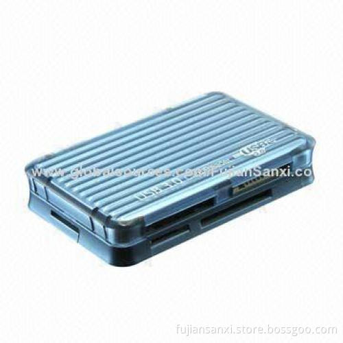 Super Speed USB3.0 Card Reader with 6 Slots, Supports Read SD, MS, M2, CF, XD, Micro SD/TF